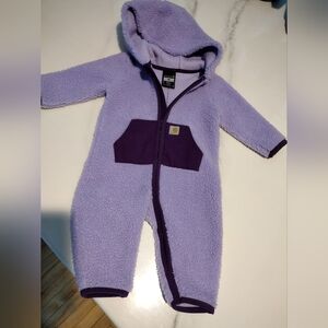 Carhartt Lavender Kids One Piece Footie